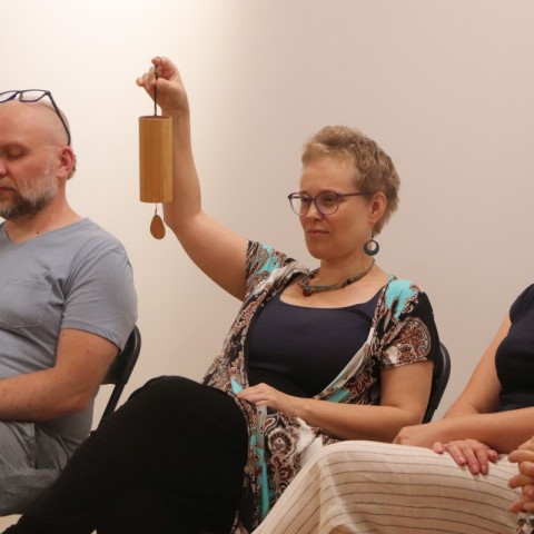 Powiększ obraz: próby do spektaklu w ramach Teatru Zaangażowanego Społecznie